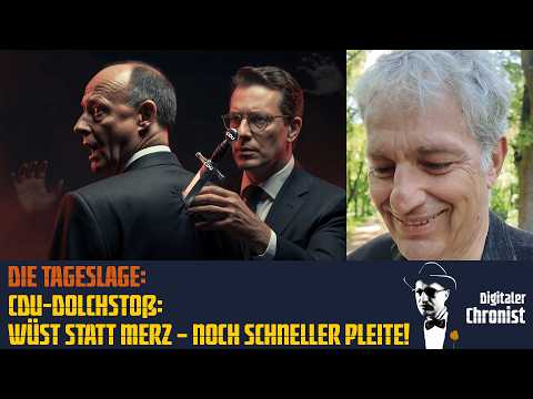 Die Tageslage: CDU-Dolchstoß: Wüst statt Merz – noch schneller pleite! Die Tageslage: CDU-Dolchstoß: Wüst statt Merz – noch schneller pleite!