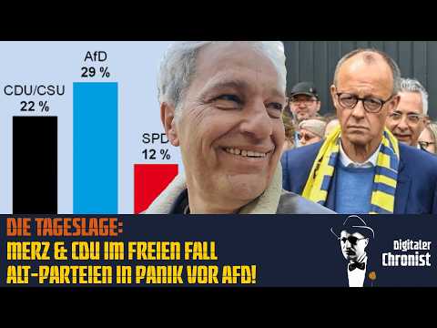 Die Tageslage: Merz & CDU im freien Fall – Alt-Parteien in Panik vor AfD!