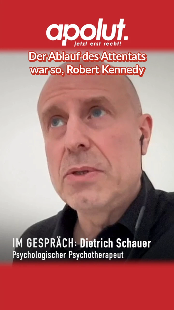 Dietrich Schauer: Ein programmierter Attentäter beim Mord an Robert F. Kenndy
