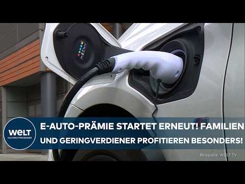 E-MOBILITÄT: Deutschland führt erneut neue Elektroauto-Prämie mit bis zu 6000 Euro Zuschuss ein!