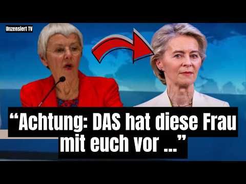 EIL: Krone-Schmalz packt über Ursula von der Leyen aus und bringt sich in große Gefahr! 🫨