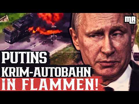 EILMELDUNG! UKRAINE gelingt MASSIVSTER ANGRIFF auf RUSSLANDS LOGISTIK-ACHSE zur KRIM!