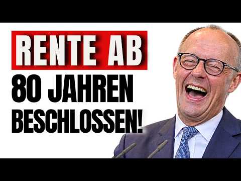 EILT! Rentenkommission will Rente mit 80 , Bürger bereiten Gigantische Demo vor