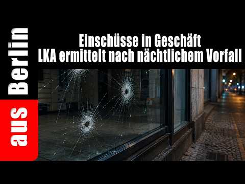 Einschüsse in Geschäft LKA ermittelt nach nächtlichem Vorfall