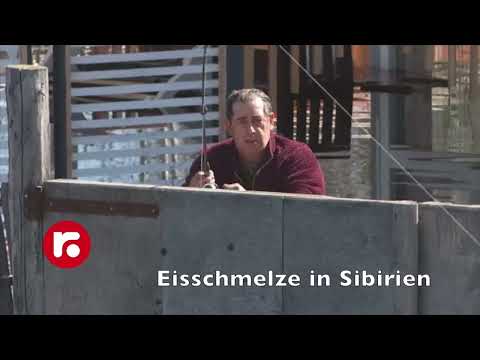 Eisschmelze in Sibirien