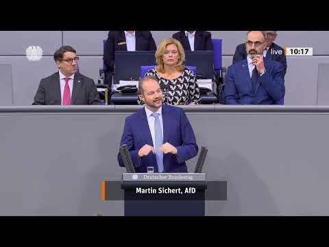 Es knallt im Bundestag Martin Sichert AfD: Kein Geld in die Türkei, an Deutsche denken