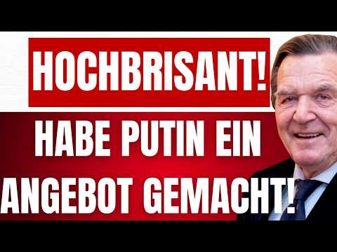 EX-KANZLER SCHRÖDER trifft sich mit PUTIN! – SCHRÖDER macht FRIEDENSANGEBOT! – MERZ ist am TOBEN! EX-KANZLER SCHRÖDER trifft sich mit PUTIN! – SCHRÖDER macht FRIEDENSANGEBOT! – MERZ ist am TOBEN!