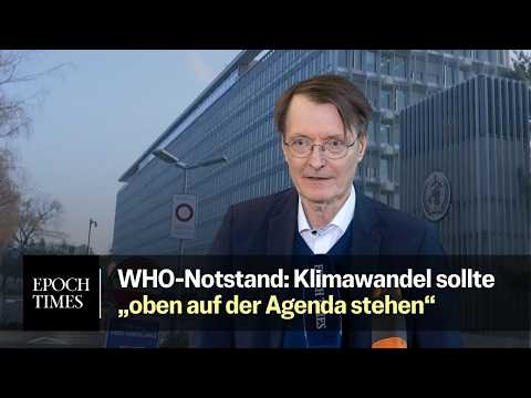 Expertenkommission fordert von WHO globalen Notstand wegen Klimakrise