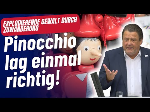 Explodierende Gewalt von Zuwanderern: einmal lag Pinocchio richtig!