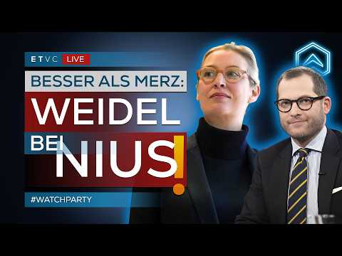 🔴 KANZLER-AUFTRITT: Alice WEIDEL bei NIUS! | #WATCHPARTY