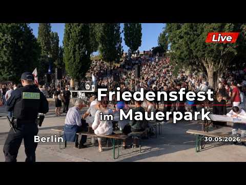 🔴 Live: Berlin | Friedensfest zwischen Demo und Festival