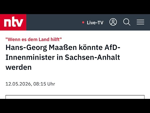 Fakten im Video zu: Hans-Georg Maaßen könnte AfD-Innenminister in Sachsen-Anhalt werden.
