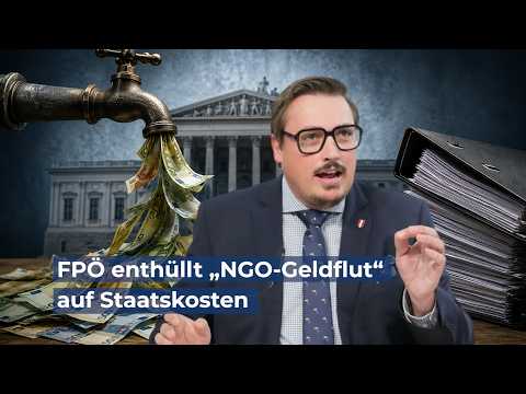 FPÖ enthüllt „NGO-Geldflut“ auf Staatskosten