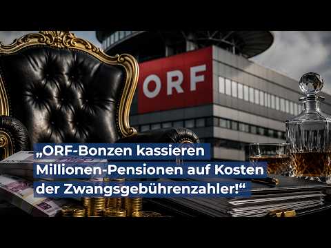 FPÖ kritisiert: ORF-Bonzen kassieren Millionen-Pensionen auf Kosten der Zwangsgebührenzahler!
