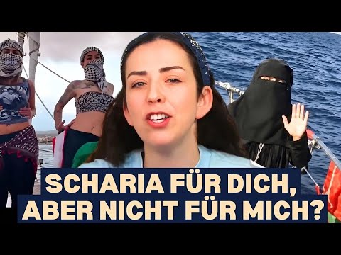 Gaza-Flottille-Mitglieder wechseln blitzschnell von Burka zu Bikini!