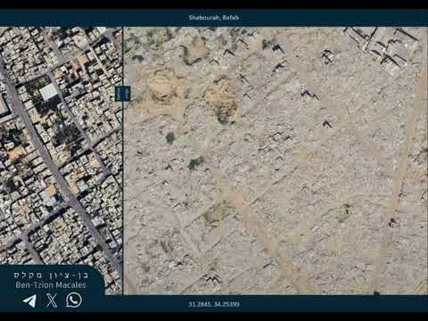 Gaza. Vorher und nachher! – Zeige das jedem, der nicht an den Völkermord glaubt.