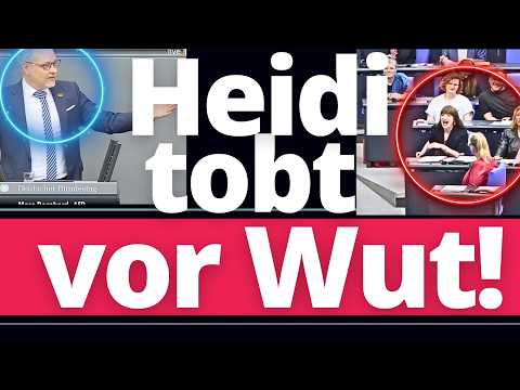 Genial 😂 AfD-Bauexperte bringt Heidi Reichinnek zum platzen!