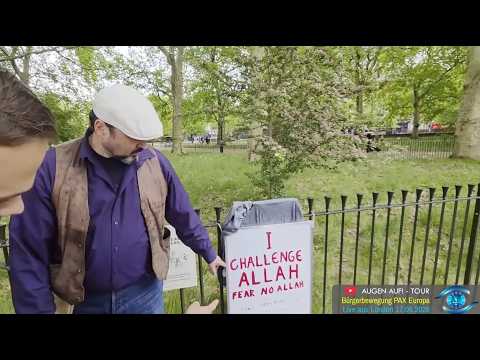 Gespräch mit polnisch-stämmigem Islamkritiker am Speakers‘ Corner in London