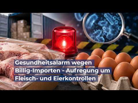 Gesundheitsalarm wegen Billig-Importen – Aufregung um Fleisch- und Eierkontrollen