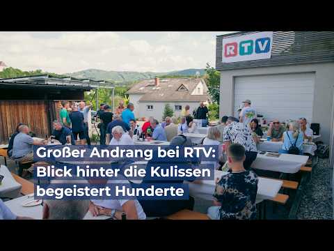 Großer Andrang bei RTV: Blick hinter die Kulissen begeistert Hunderte Großer Andrang bei RTV: Blick hinter die Kulissen begeistert Hunderte