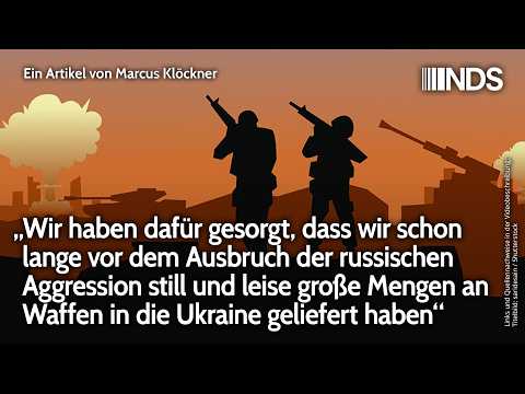 „Haben […] schon lange vor Ausbruch der russischen Aggression […] Waffen in die Ukraine geliefert“