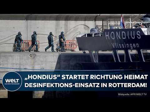 HANTAVIRUS-SCHIFF: „Hondius“-Passagiere evakuiert – Nächster Halt Desinfektions-Einsatz in Rotterdam