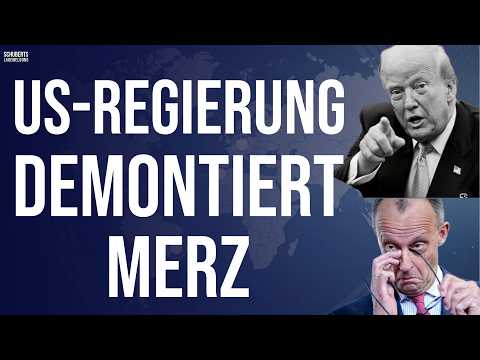 Heftig💥“Merz wird kontrolliert von…“💥Weißes Haus rechnet mit Kanzler ab💥Neue Merz-Entgleisungen