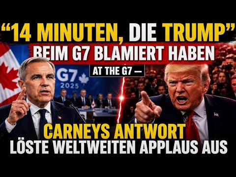 I 14 Minuten, die Trump beim G7-Gipfel demütigten – Carneys Reaktion löste weltweiten Beifall aus