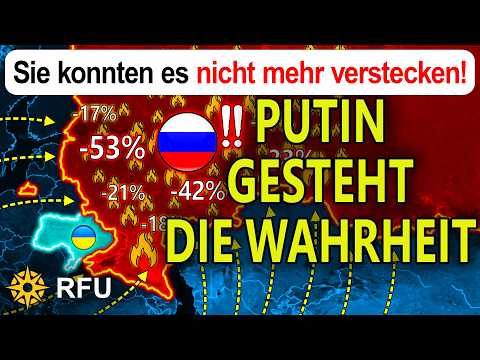 Industriekollaps: Russlands BIP im freien Fall, Stahlindustrie kollabiert (-96% Cash-Reserven)