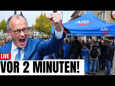 Interne Aufstand gegen Merz ! CSU Wähler stehen Schlange an AfD Ständen
