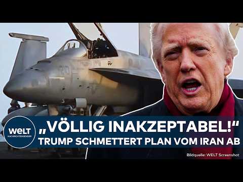 IRAN: Trump tobt! Neue Angriffe? Mullahs wollen Entschädigung von USA und lehnen Plan ab