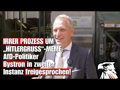 IRRER PROZESS UM „HITLERGRUẞ“-MEME: AfD-Politiker Bystron in zweiter Instanz freigesprochen!
