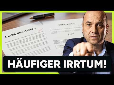 Ist ein Aufhebungsvertrag besser als eine Kündigung?