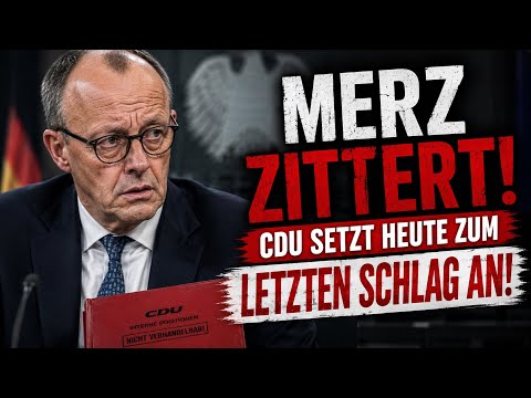 Kanzler in der Krise! CDU setzt heute zum letzten Schlag an!