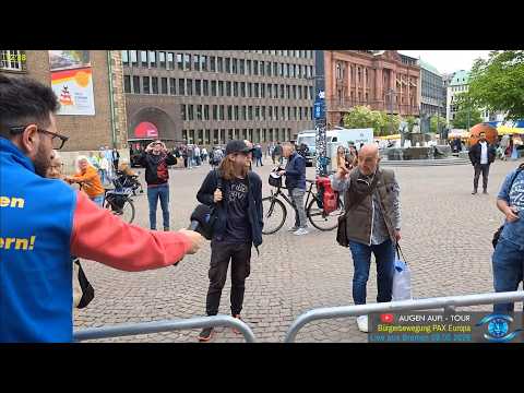 „Kinder anzufassen bei uns ist normal“ – Passant in Bremen bei Kundgebung über Politischen Islam