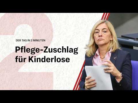 Kinderlose sollen deutlich mehr zahlen | Der Tag in 2 Minuten Kinderlose sollen deutlich mehr zahlen | Der Tag in 2 Minuten