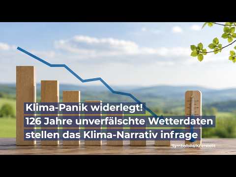 Klima-Panik widerlegt-126 Jahre unverfälschte Wetterdaten stellen das gängige Klima-Narrativ infrage