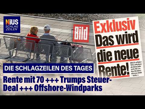 Kommt jetzt die Rente mit 70? Das droht jetzt Millionen Deutschen | NIUS Live