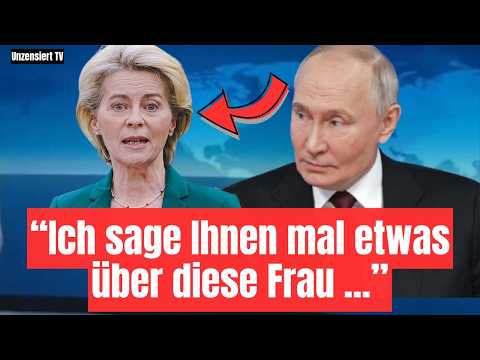 KRASS: Wladimir Putin deckt LIVE auf, wie Ursula von der Leyen uns BELÜGT! 🫨 Das muss jeder sehen! KRASS: Wladimir Putin deckt LIVE auf, wie Ursula von der Leyen uns BELÜGT! 🫨 Das muss jeder sehen!