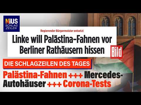 Linke will Palästina-Flagge vor Rathäusern – was steckt dahinter? | NIUS Schlagzeilen