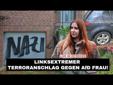 LINKSEXTREMER TERRORANSCHLAG GEGEN AfD FRAU!