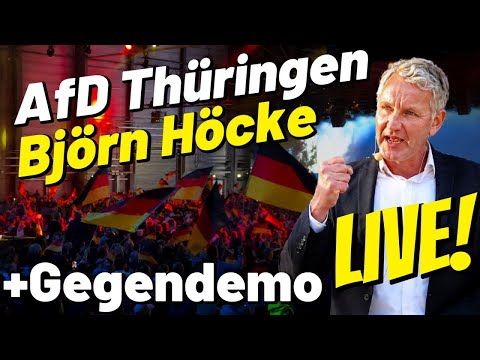 LIVE ❗️ Björn Höcke AfD & Gegendemo 🇩🇪 Eisenach Stefan Möller u.a. Bürgerdialog Thüringen
