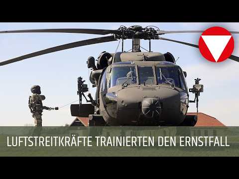 Luftstreitkräfte trainierten den Ernstfall in Allentsteig Luftstreitkräfte trainierten den Ernstfall in Allentsteig