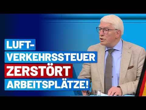Luftverkehrssteuer muss weg! – Otto Strauß – AfD-Fraktion im Deutschen Bundestag