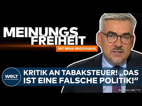 MEINUNGSFREIHEIT: Kritik an Tabaksteuer! Jan Mücke (FDP) warnt vor grassierendem Schwarzmarkt