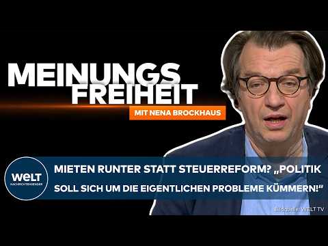 MEINUNGSFREIHEIT: Mieten runter statt Steuerreform? Journalist Andreas Hoffmann spricht Klartext!