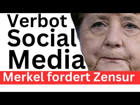 Merkel fordert EU-Zensur ❌ Verbot freie Rede ❌