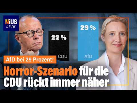 Merz am Ende? AfD-Rekord – selbst Allensbach schockt die Union | NIUS Live