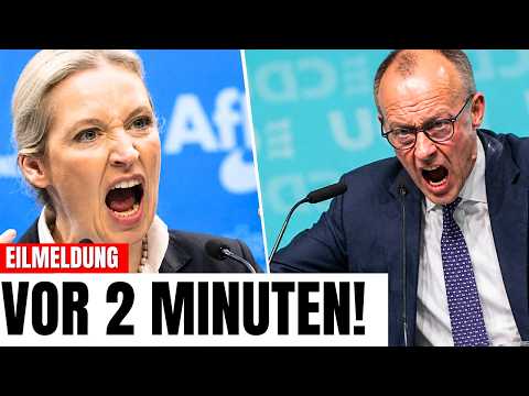 Merz dreht vor Neuwahlen durch! was Jetzt passiert mit der AfD ist UNGLAUBLICH