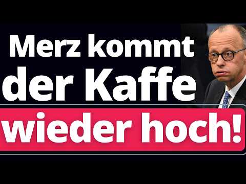 Merz kommt das Frühstück wieder hoch! CDU-Mitglieder flüchten aus der Partei!